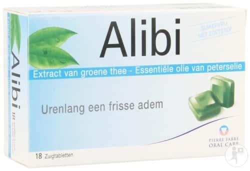 Een doos van de medicatie Alibi