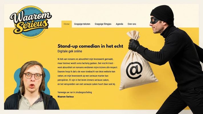 Opgelet: deze website is gestolen
