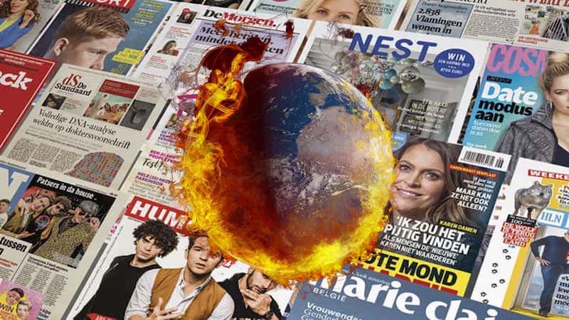 Belgische tijdschriften veroorzaken opwarming aarde